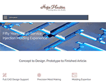Tablet Screenshot of hopeplastics.com